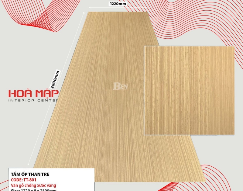 tam than tre 8mm van go vang    chong xuoc   phu uv tt 801