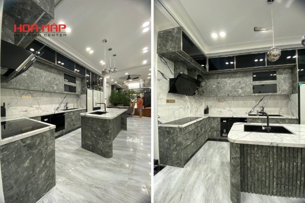 tủ bếp nhôm hợp kim