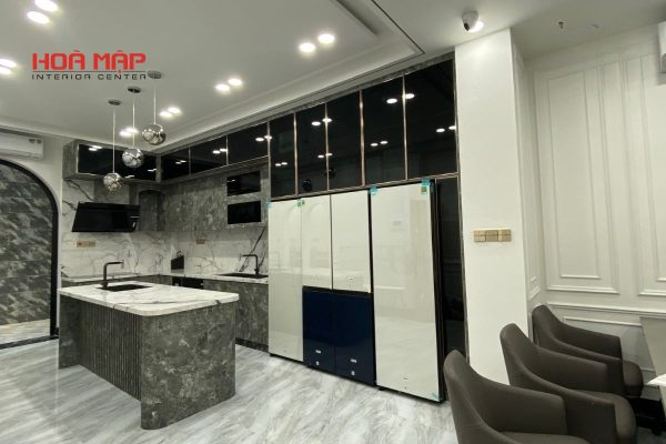 tủ bếp nhôm hợp kim