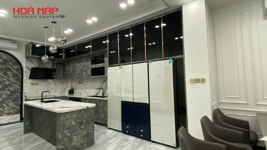 Chinh Phục Gia Chủ Chợ Đầu Mối Với Dự Án Tủ Bếp Nhôm Hợp Kim Sang Trọng!